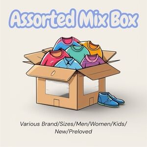 Assorted Clothing Box Mix – Great for Personal Use, Gifting,or Resale